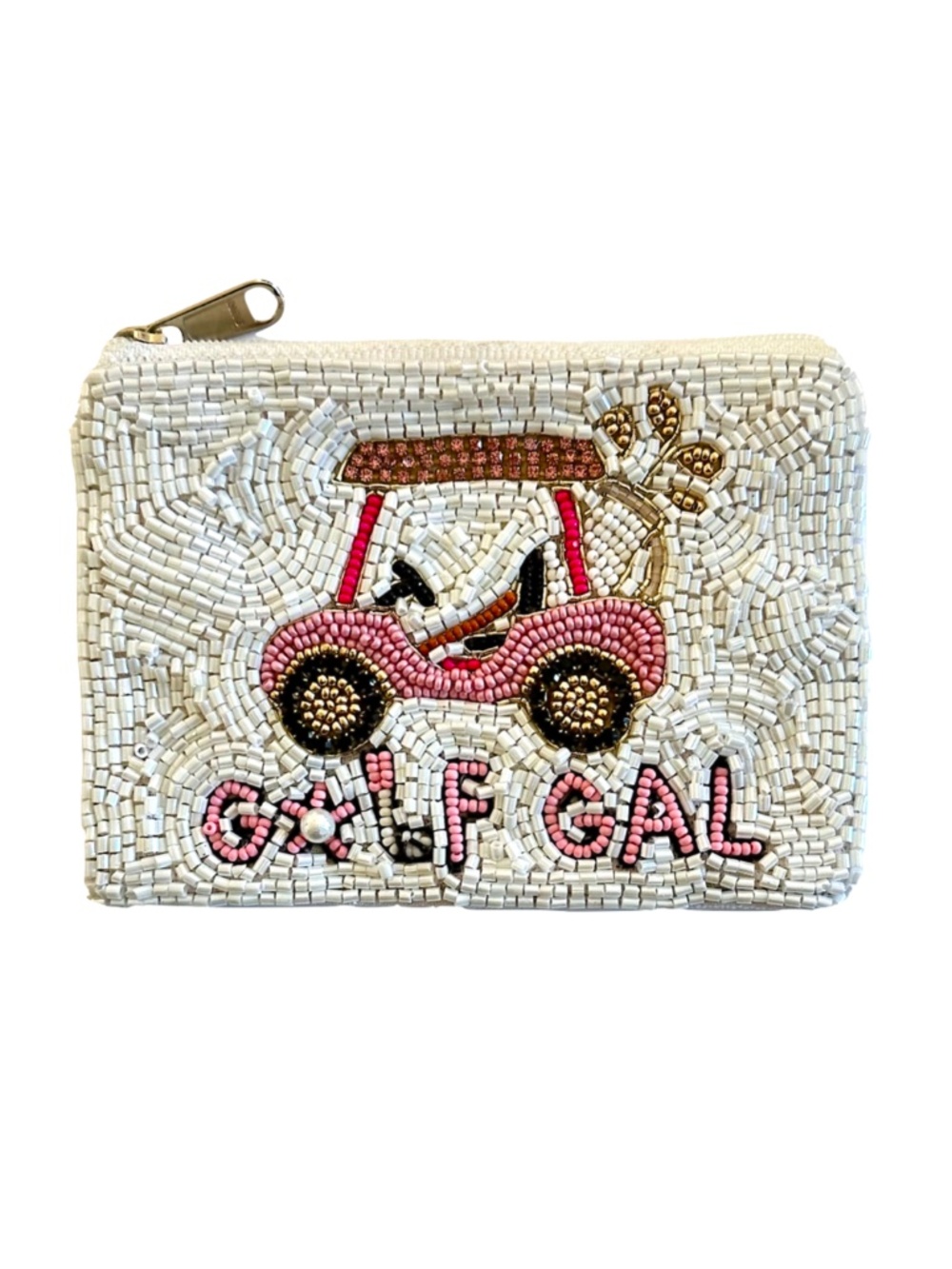 Golf Cart Coin Purse, Golf Lover, Golf Bag, NEW - Picture 2 of 2